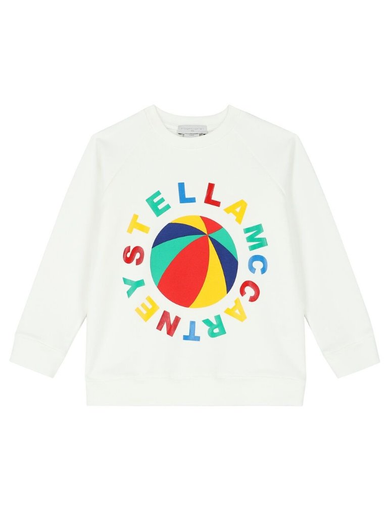 Stella Mccartney Girls Beach Ball Sweatshirt, Size 12